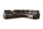 MODMAX015:Modmax 6 Piece 2 Power Sectional With 2 Power Armless Recliner, 