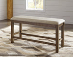 793872031:Moriville Counter Height Dining Bench, Styled