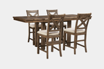 MORIVIL10:Moriville Counter Height Dining Table & 4 Stools, Angled