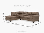 NAVI00002:Navi Sofa Chaise Sectional, 