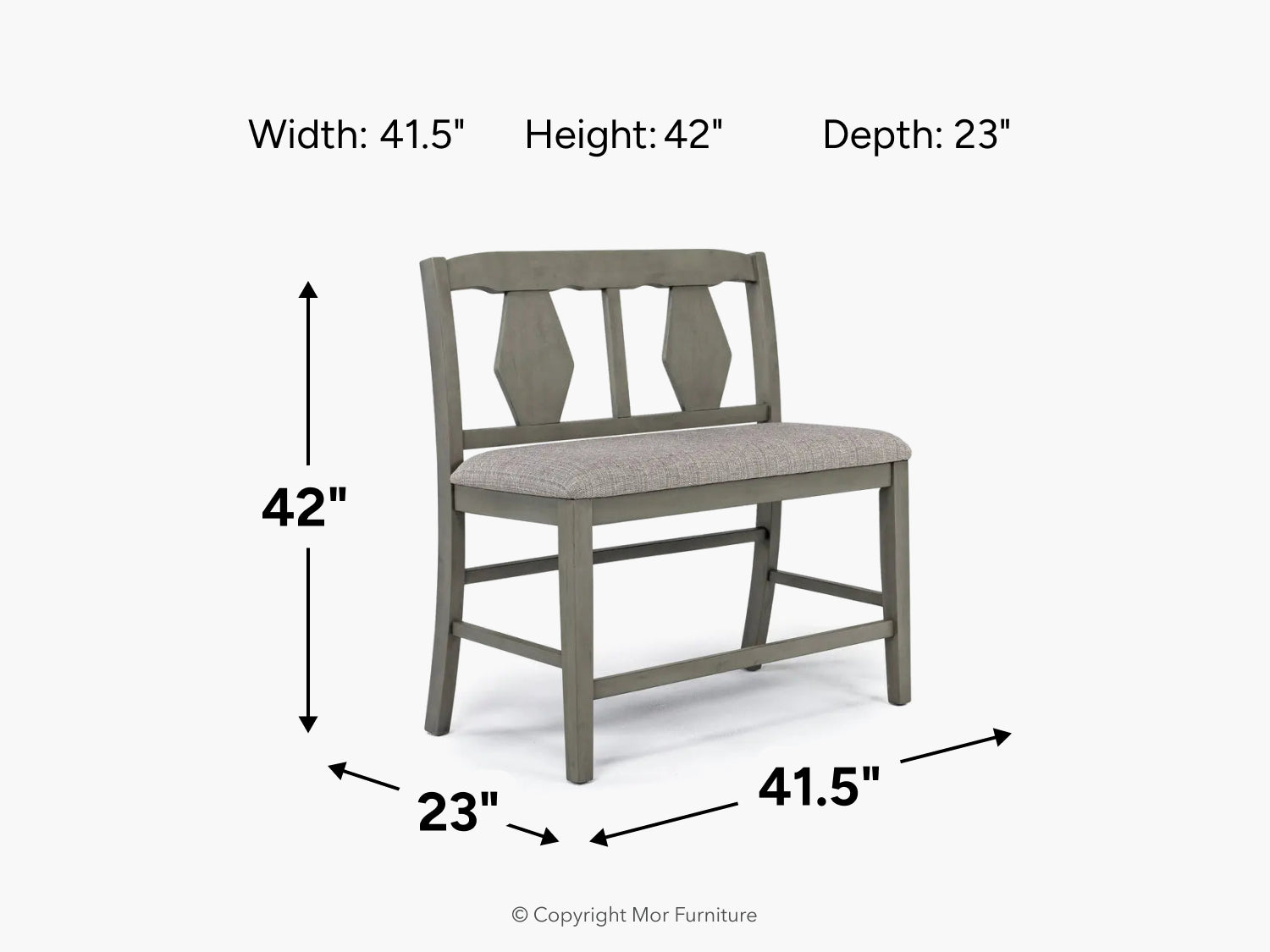 025210722:Napa Counter Height Bench, 