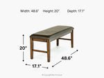 450432636:Napa Dining Bench, 