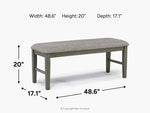 837912289:Napa Dining Bench, 