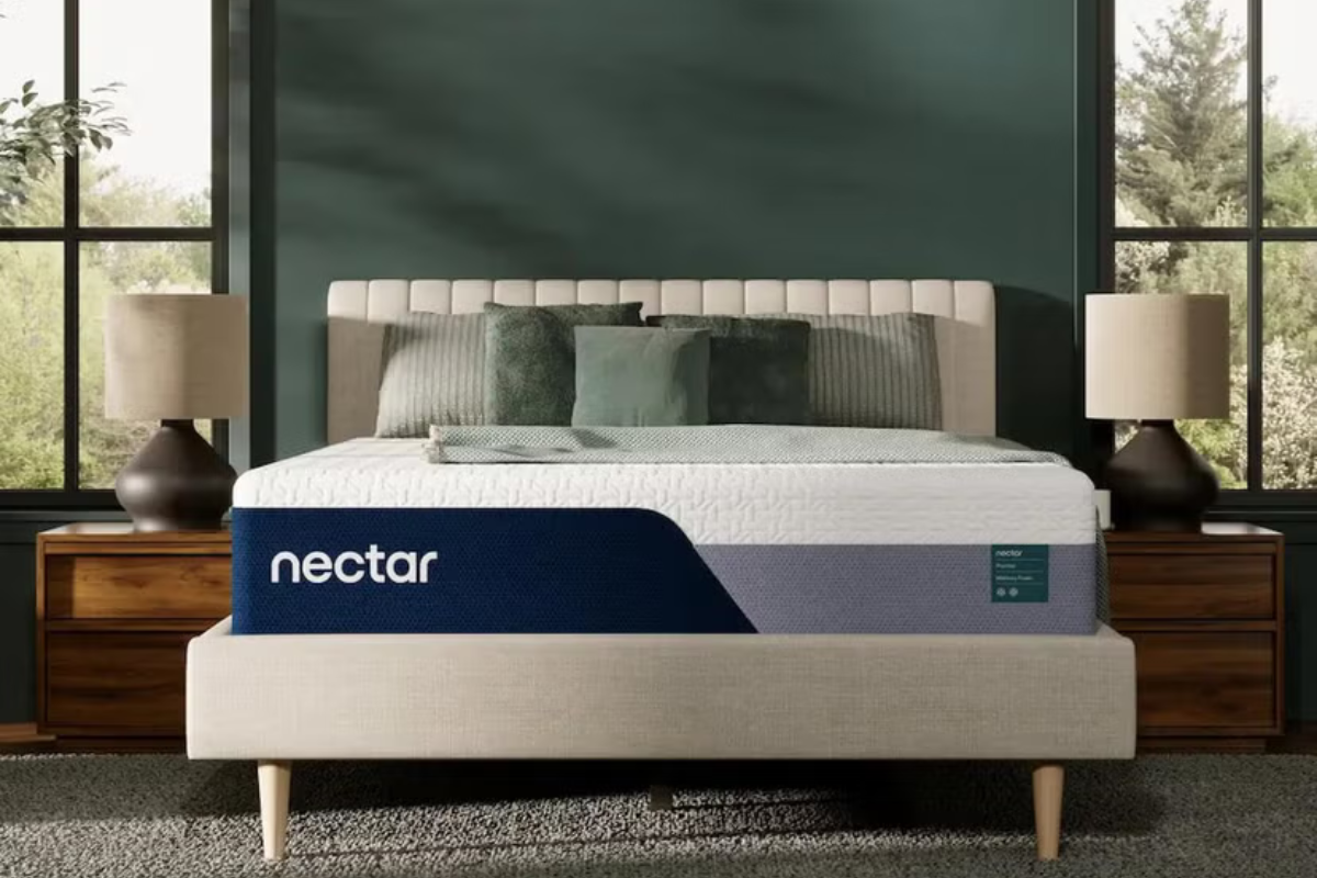 370654671:Nectar Premier 13 Inch Hybrid Mattress, Styled