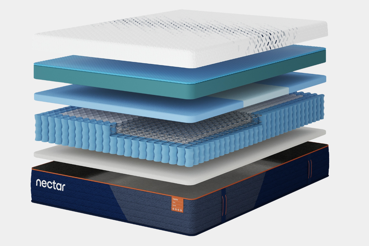 509847733:Nectar Ultra 15 Inch Hybrid Mattress,