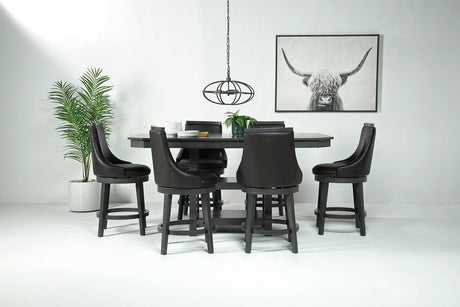 NEWHAVEN8:New Haven Counter Height Dinin, Styled