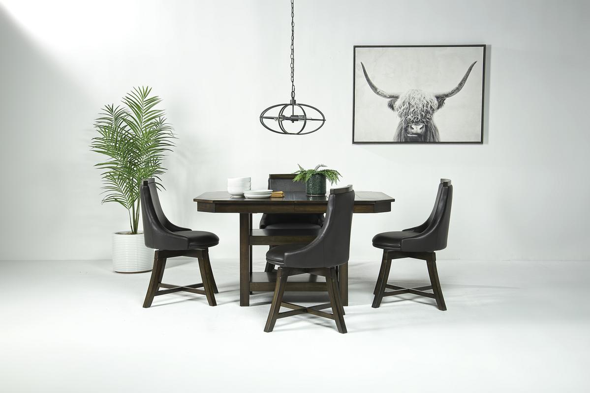 123499558:New Haven Dining Table & 4 Chairs