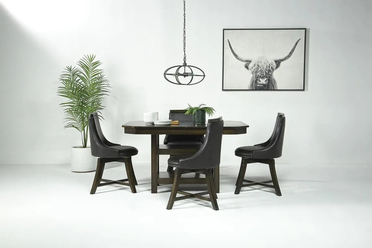 123499558:New Haven Dining Table & 4 Chairs