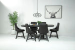 NEWHAVEN7:New Haven Dining Table & 6 Cha, Styled