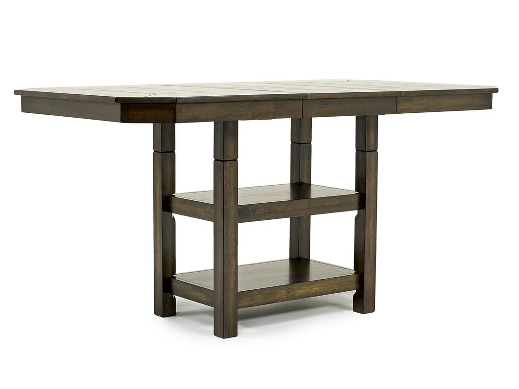 NEWHAVEN9:New Haven Dining Table & 6 Cha, AngledAngle