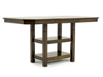 NEWHAVEN9:New Haven Dining Table & 6 Cha, AngledAngle