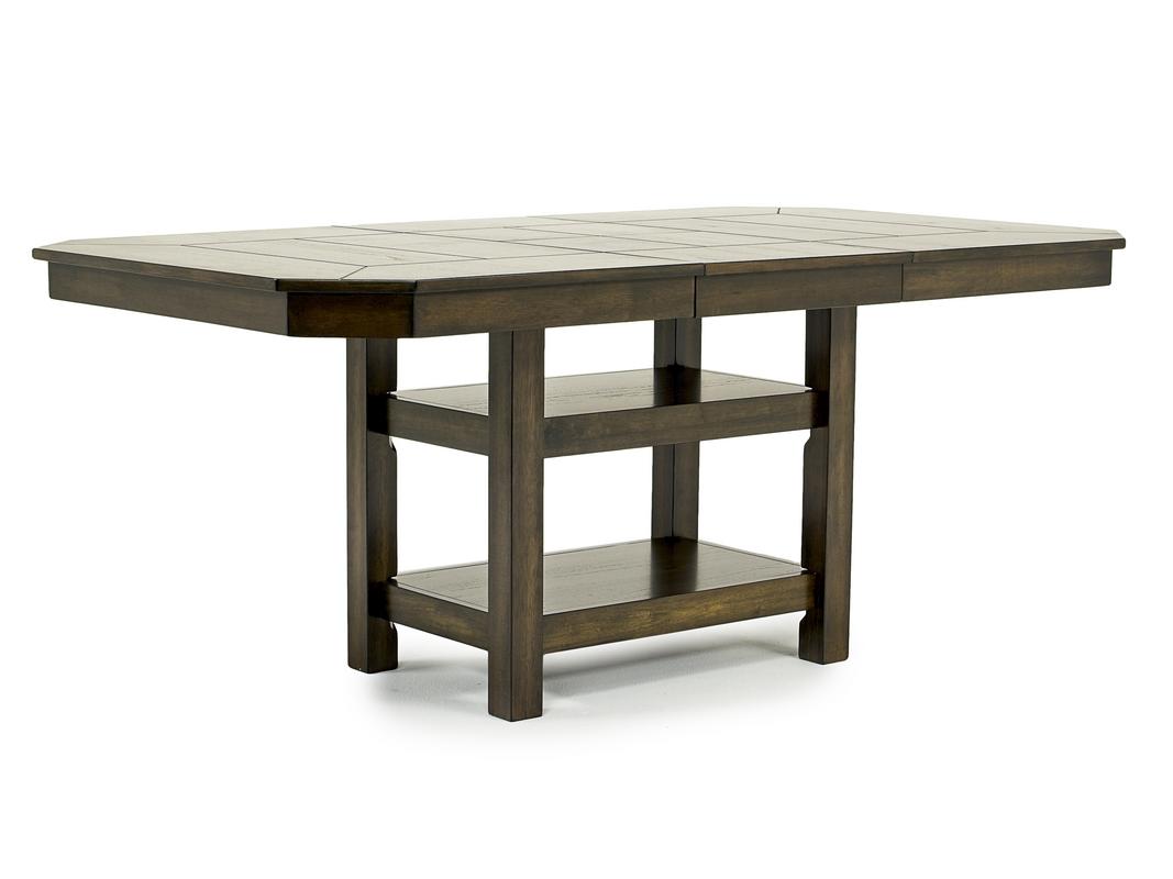 NEWHAVEN9:New Haven Dining Table & 6 Cha, AngledAngle