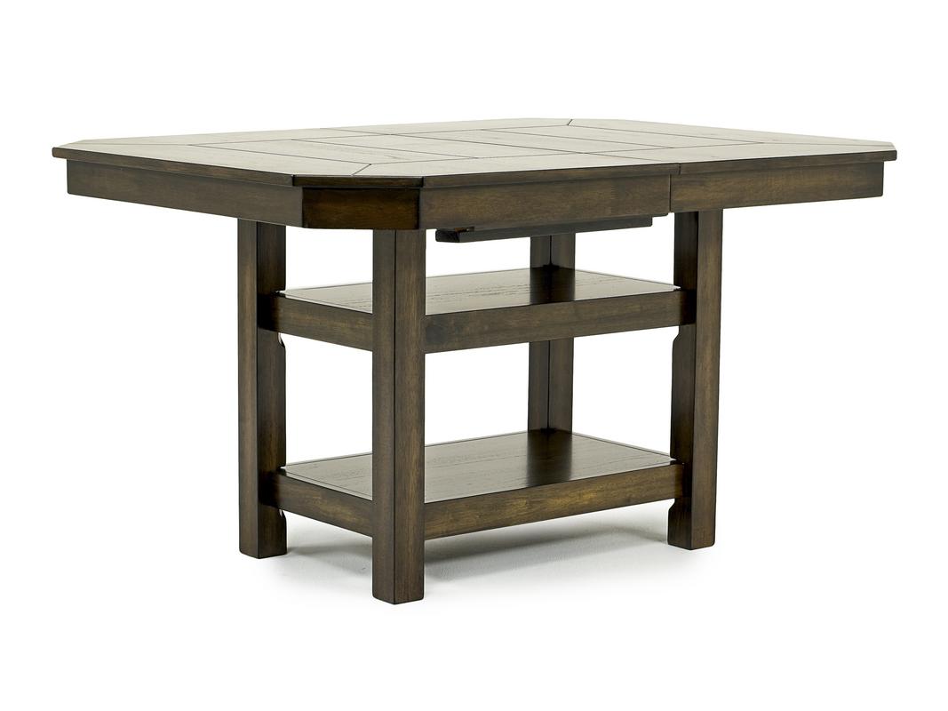 NEWHAVEN9:New Haven Dining Table & 6 Cha, AngledAngle