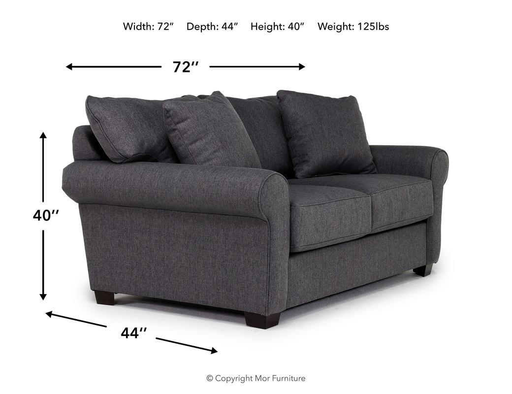 423956891:Nicco Loveseat, Angle
