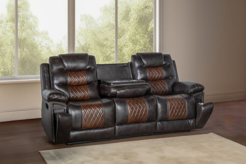 450865896:Nikko Reclining Sofa, Styled