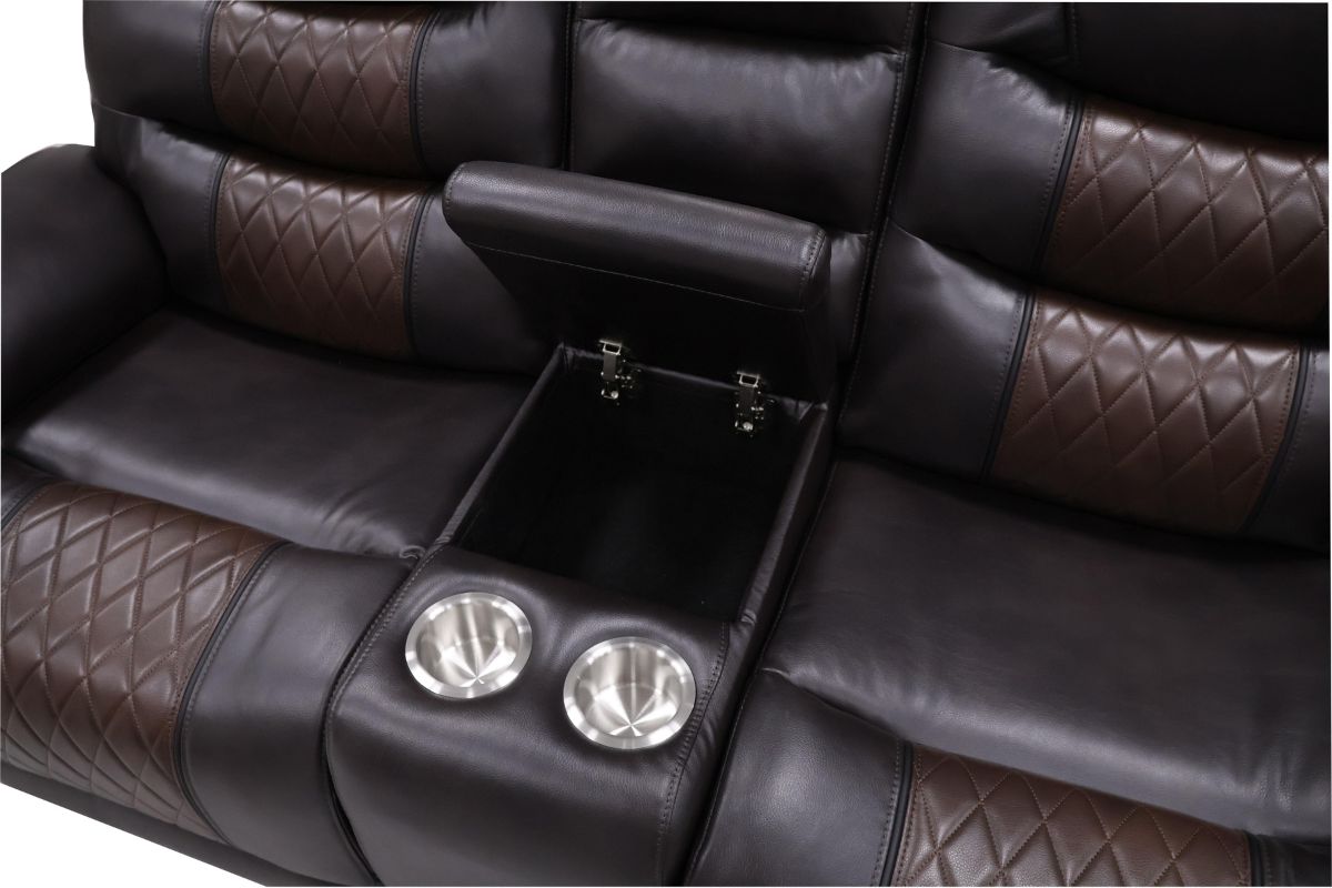 NIKKO0000:Nikko Reclining Sofa & Console, 