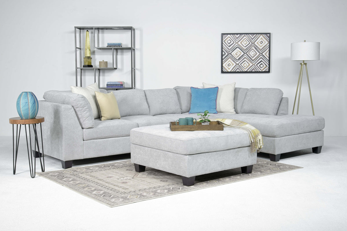 NOBLE0003:Noble Sofa Chaise Sectional, Styled