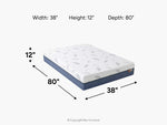 475801280:Noctua 12 Inch Wren Hybrid Mattress, 