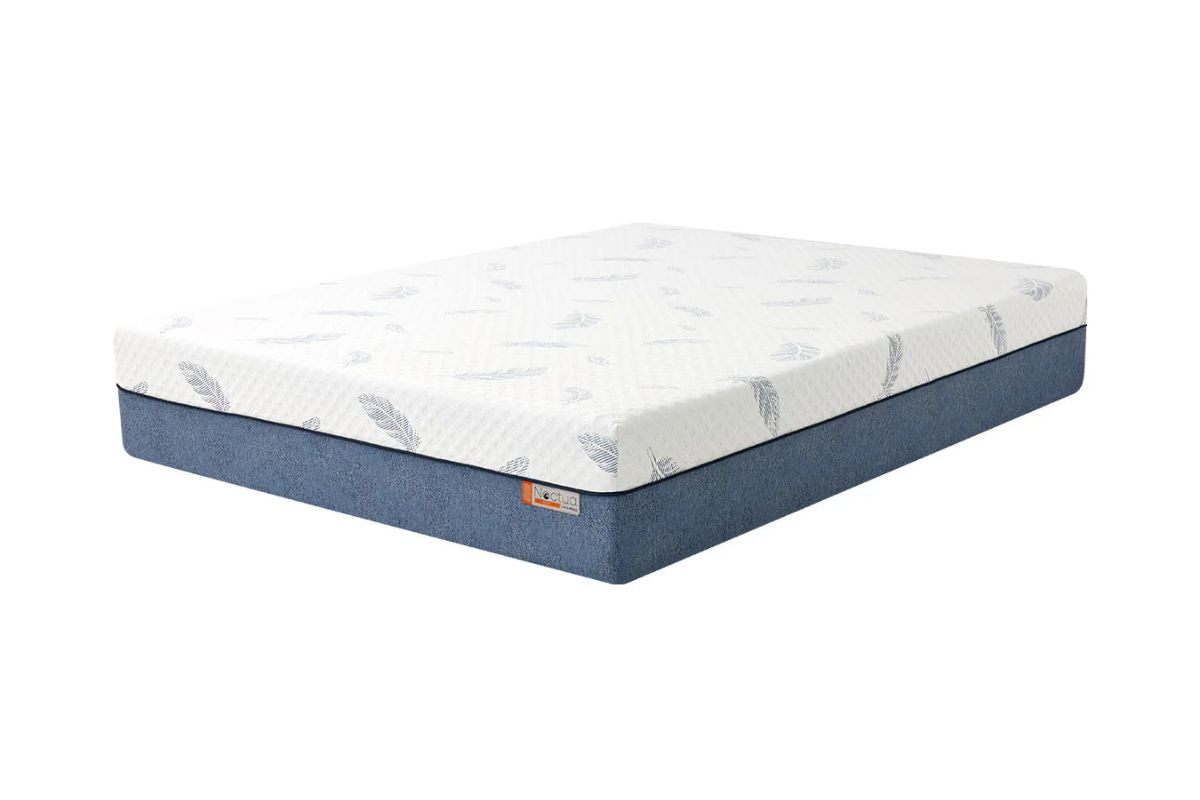 899194963:Mlily 12 Inch Noctua Wren Medium Hybrid Mattress, Angled