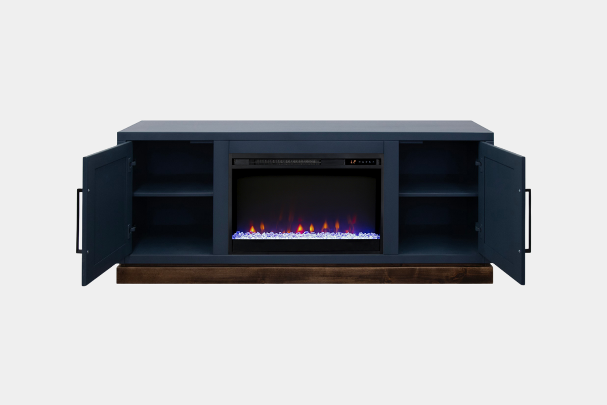 895291164:Nora Fireplace Console, Open