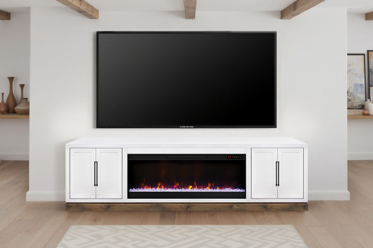 915816627:Nora Fireplace Console, Styled