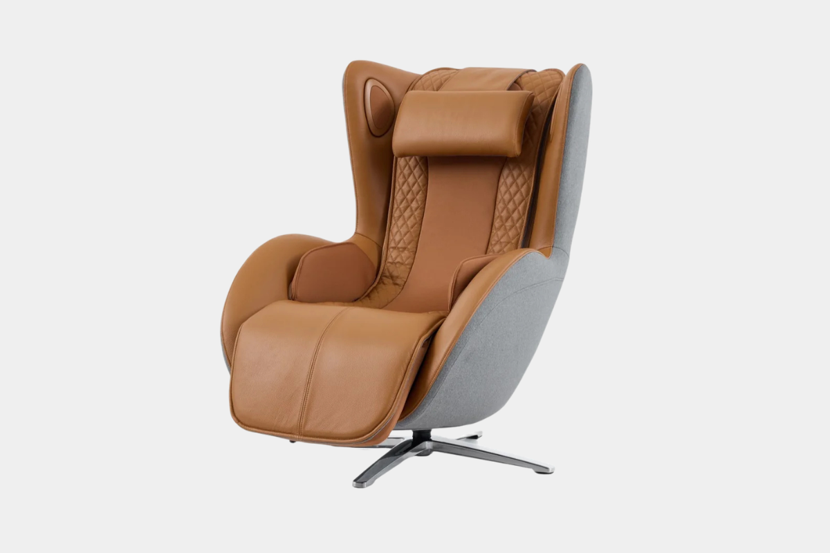 058346583:Nouhaus Aurora Massage Chair, SideAngled