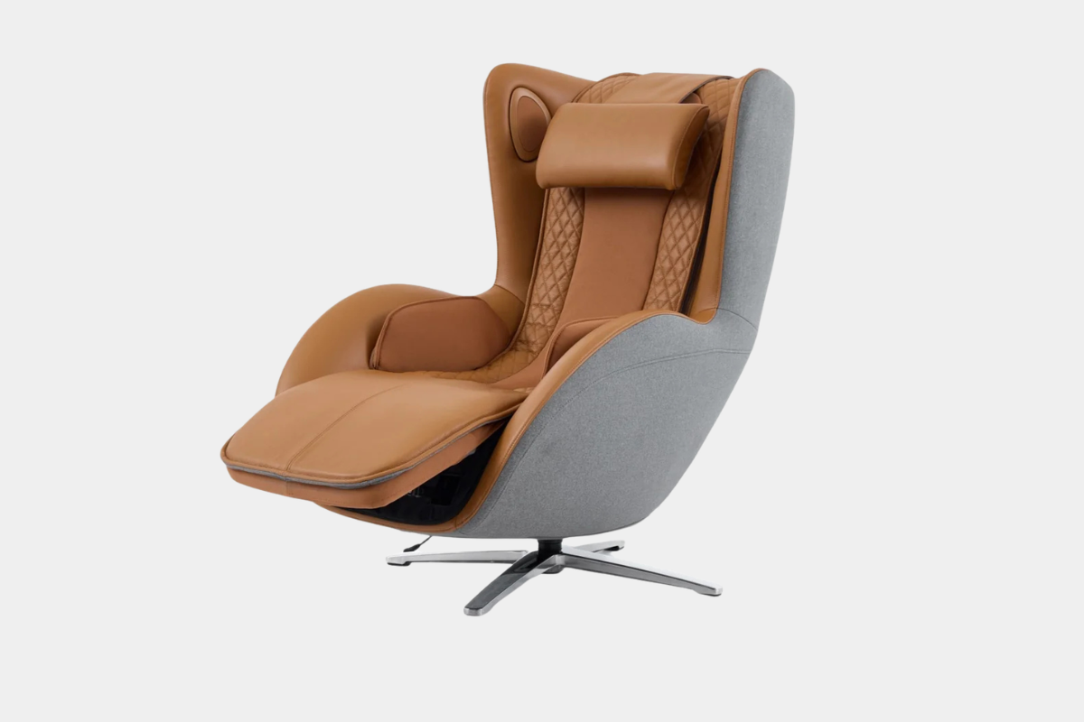 058346583:Nouhaus Aurora Massage Chair, SideAngled