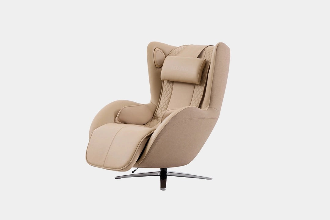 448722290:Nouhaus Aurora Massage Chair, Angled