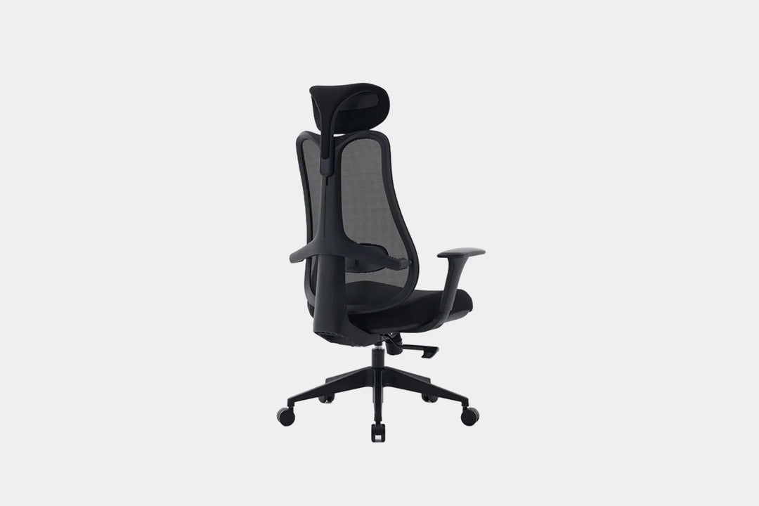 529075559:Nouhaus Ergo Fluido Desk Chair, Angled
