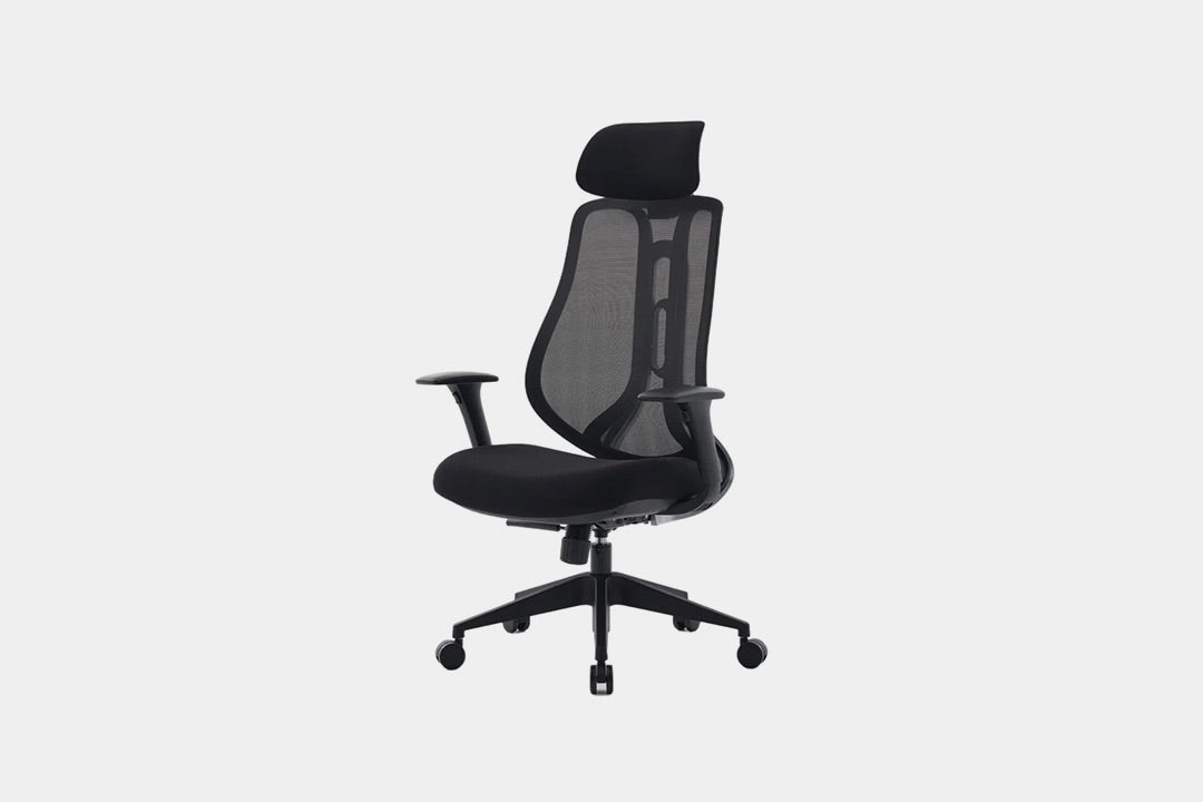 970697775:Nouhaus Ergo Strato Desk Chair, Angled