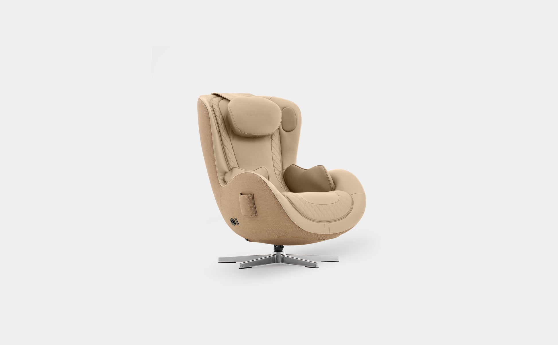 426727241:Nouhaus Nou Campo Massage Chair, Angled
