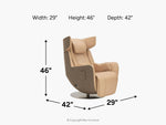 352706547:Nouhaus Orbit Massage Chair, 