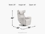 663353060:Nouhaus Orbit Massage Chair, 