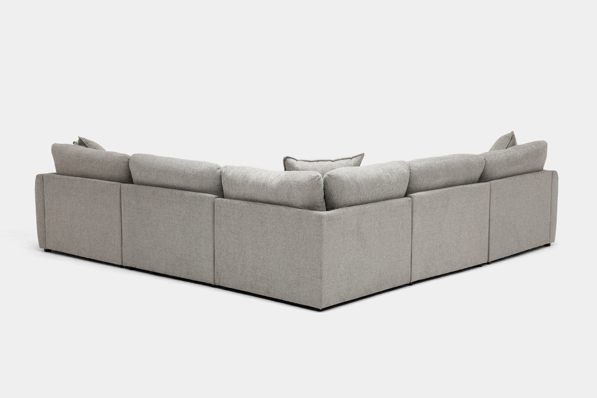 NOVA00000:Nova 5 Piece Sectional, BackAngle