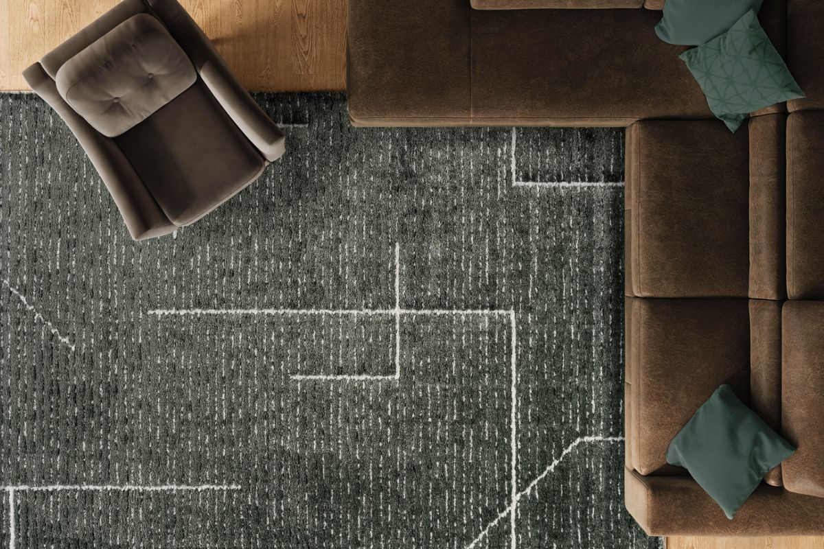 985349625:96-076 Nube Rug, Styled