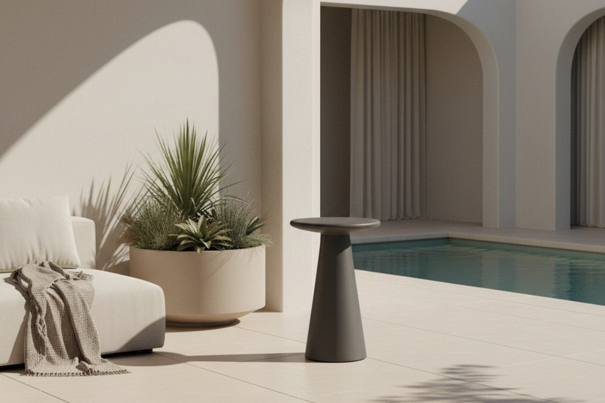 347195460:Nyima Outdoor End Table, Styled