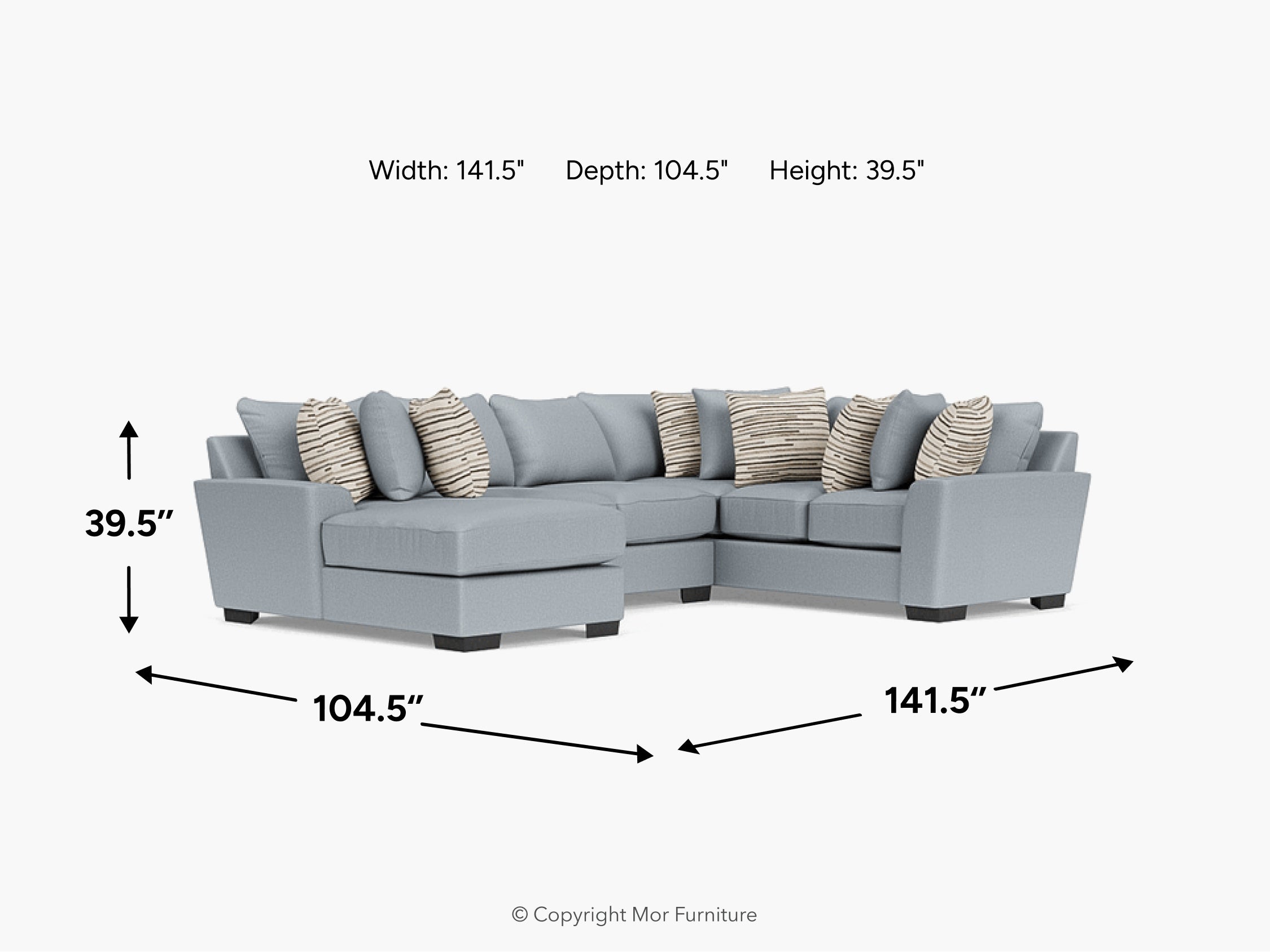 ORACLCU05:Oracle Tux Loveseat Chaise Sec, 
