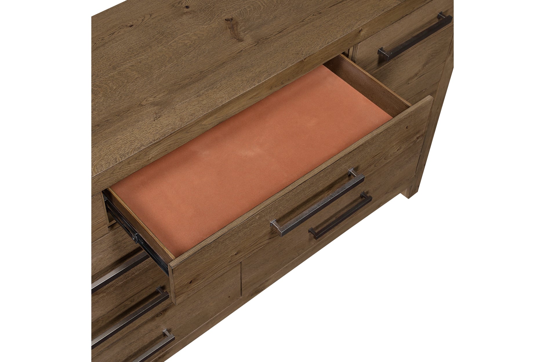 OAKLYN003:Oaklyn Panel Bed & Dresser & M, 