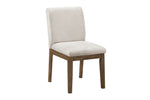 OAKLYND02:Oaklyn Side Chair in Brown Angled