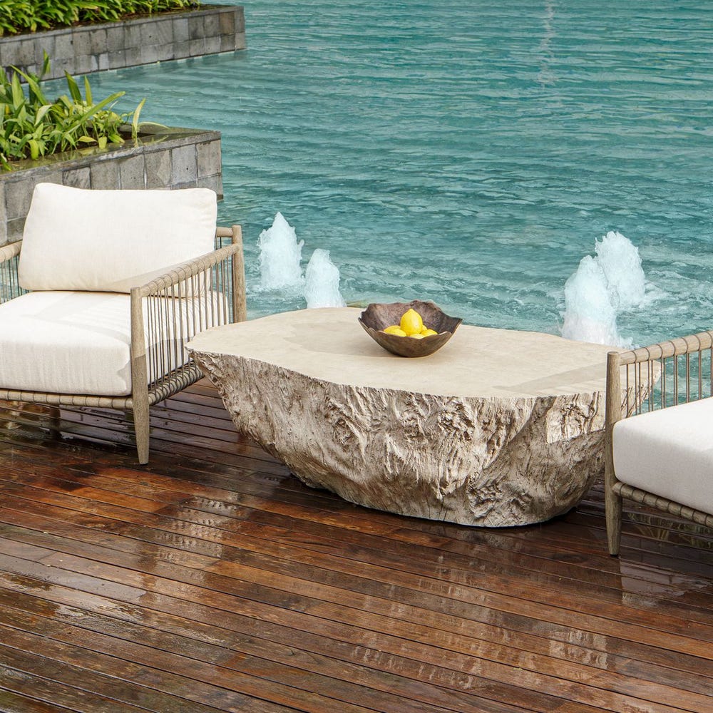 322462783:Oakmont Outdoor Cocktail Table, Styled