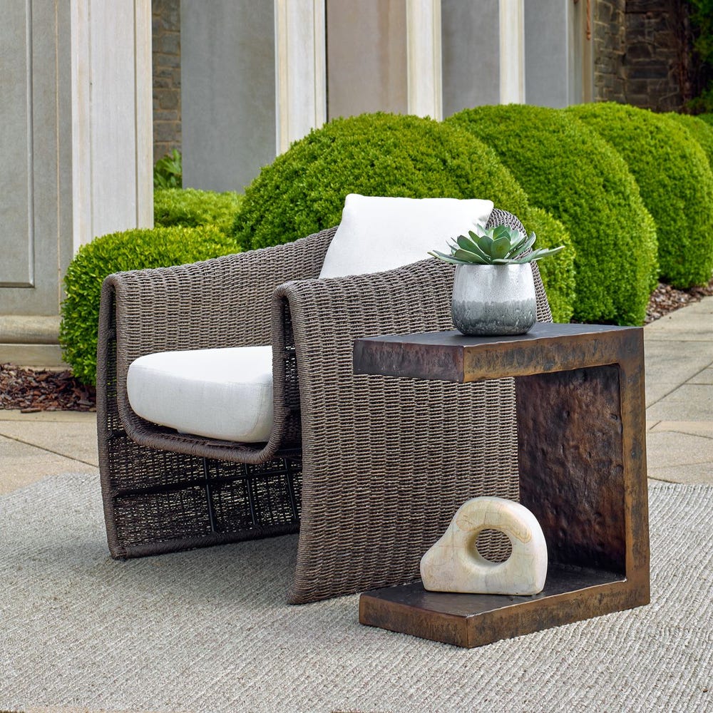 665264761:Obra Outdoor Accent Table, Styled