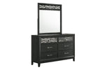OBSIDIAN3:Obsidian Panel Bed & Dresser &, 