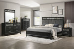 OBSIDIAN0:Obsidian Panel Bed, Styled