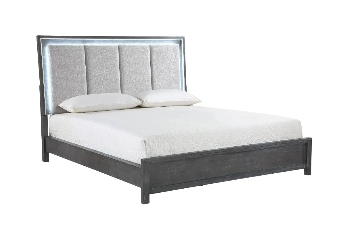 ODESSA002:Odessa Panel Bed, AngledAngle