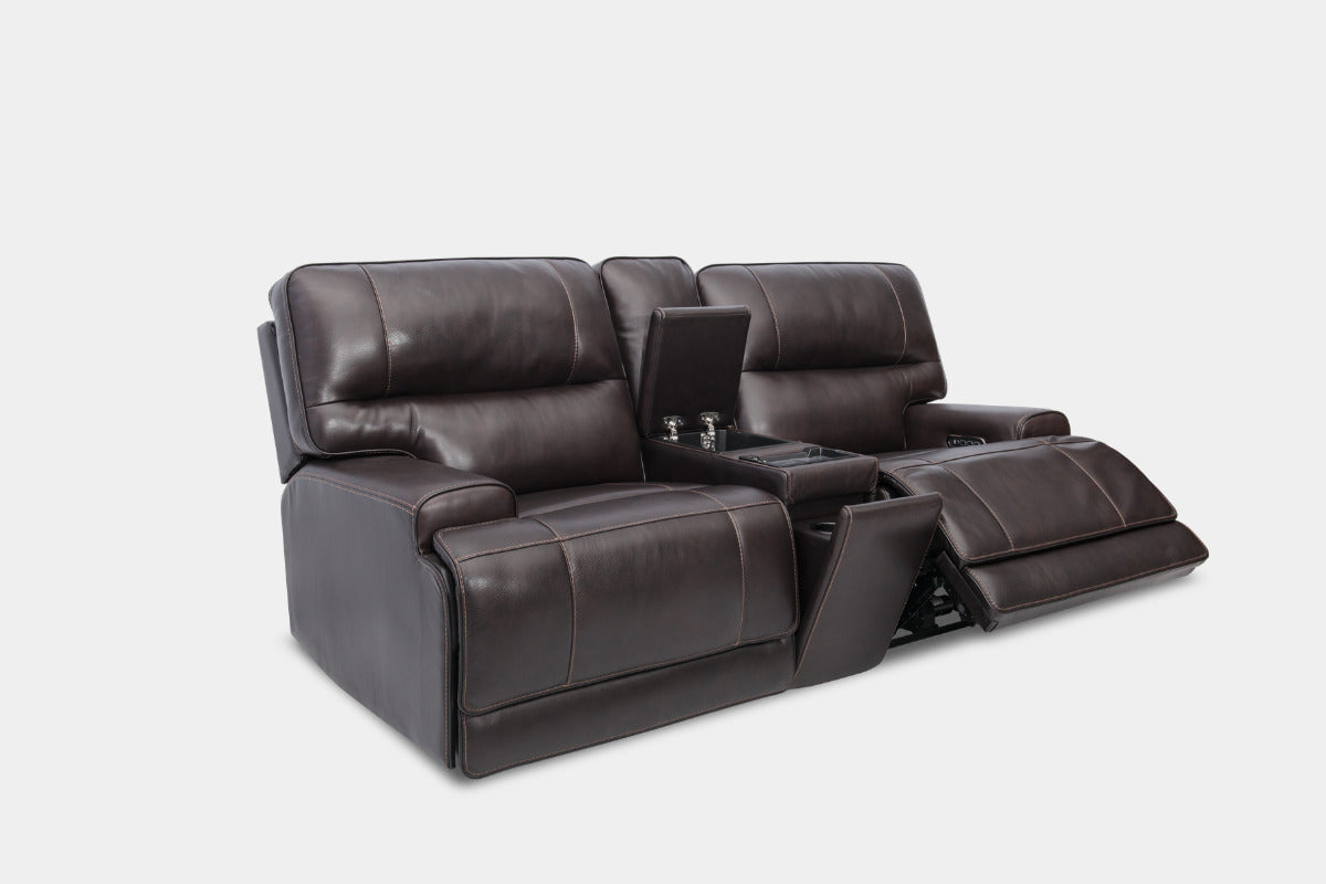 831797528:Odin 3 Power Console Loveseat, Open