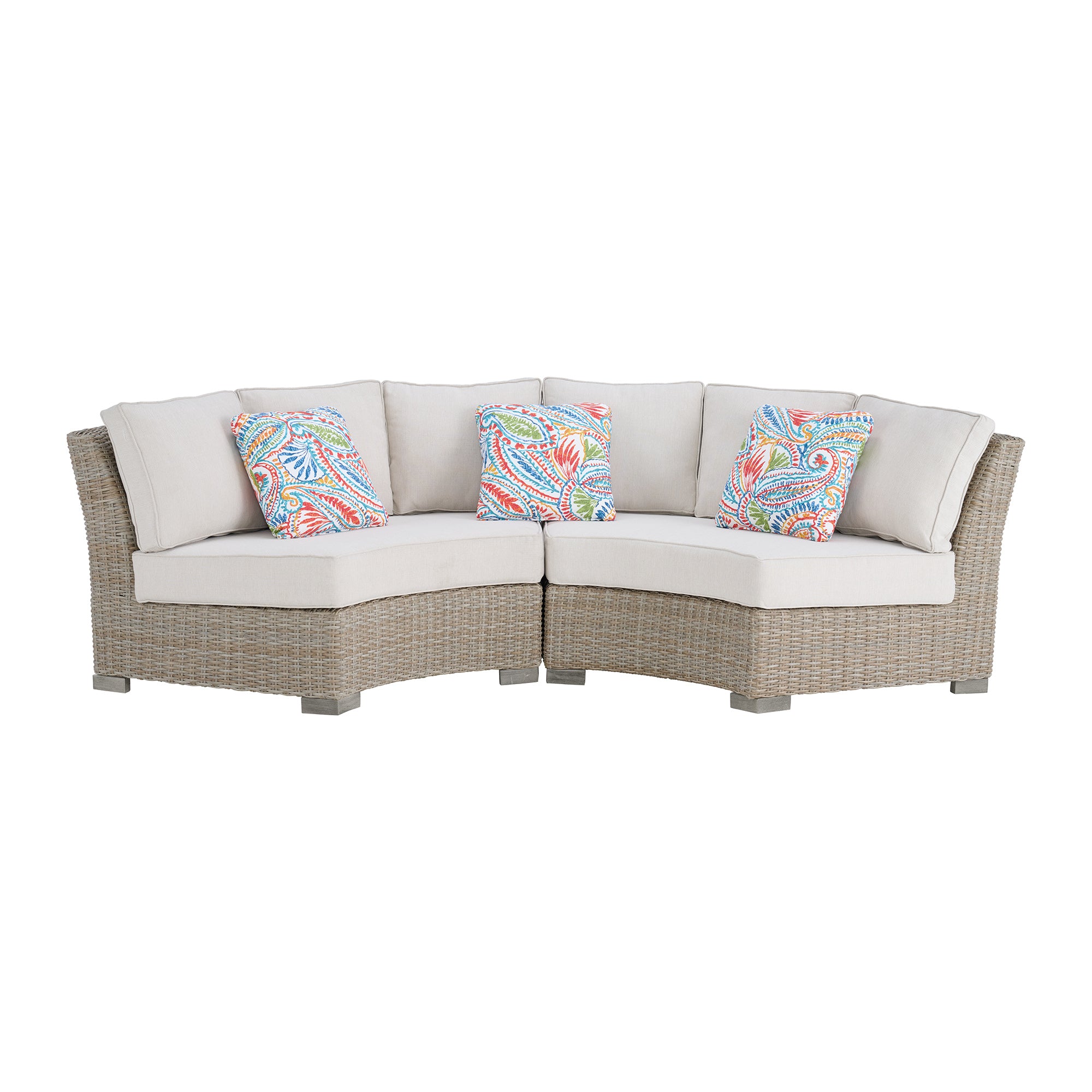 656831373:Ollie Outdoor Loveseat, Front