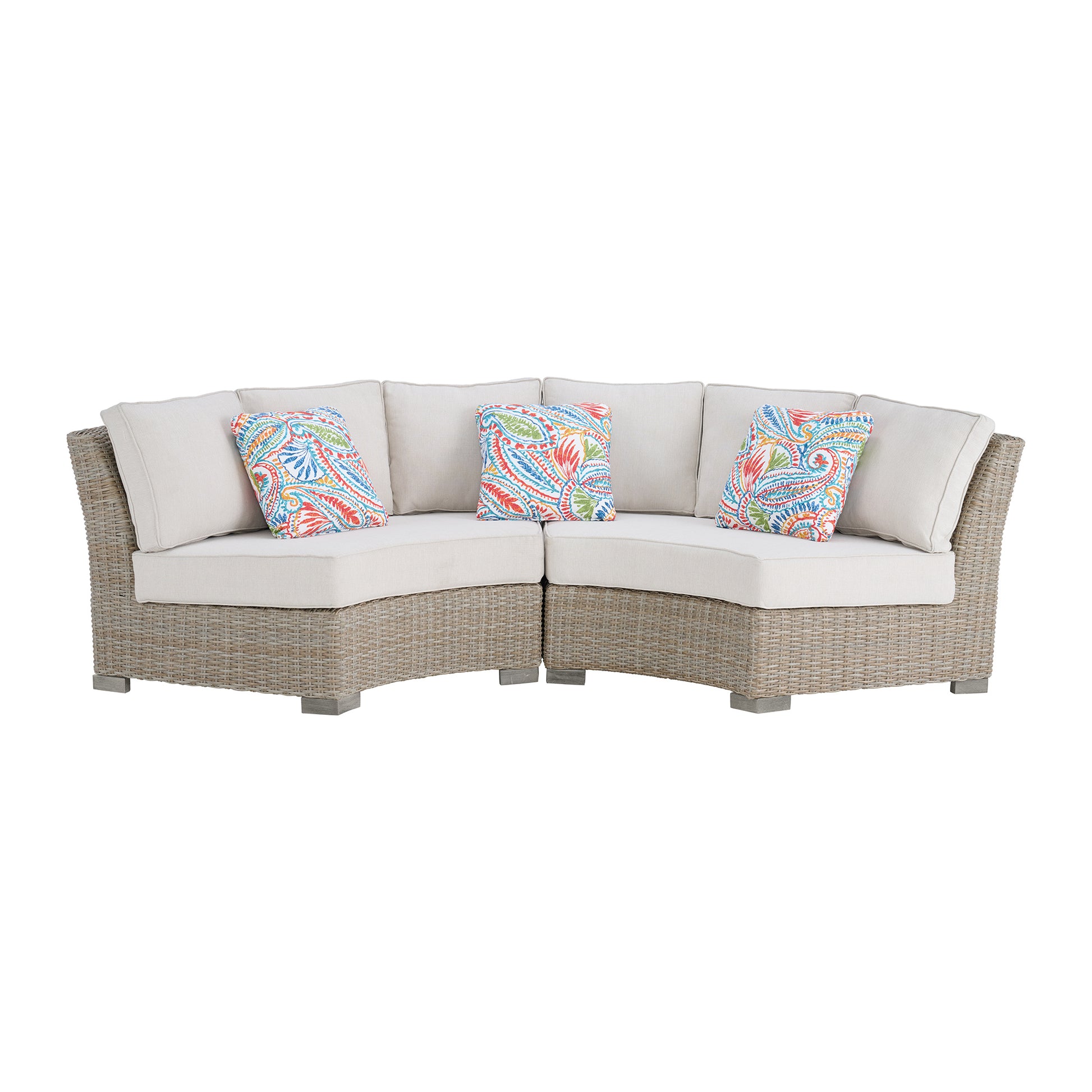 656831373:Ollie Outdoor Loveseat, Front
