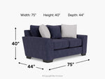 184760041:Oracle Crypton Performance Loveseat, 