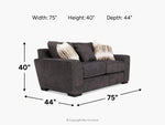 081814633:Oracle Loveseat, 