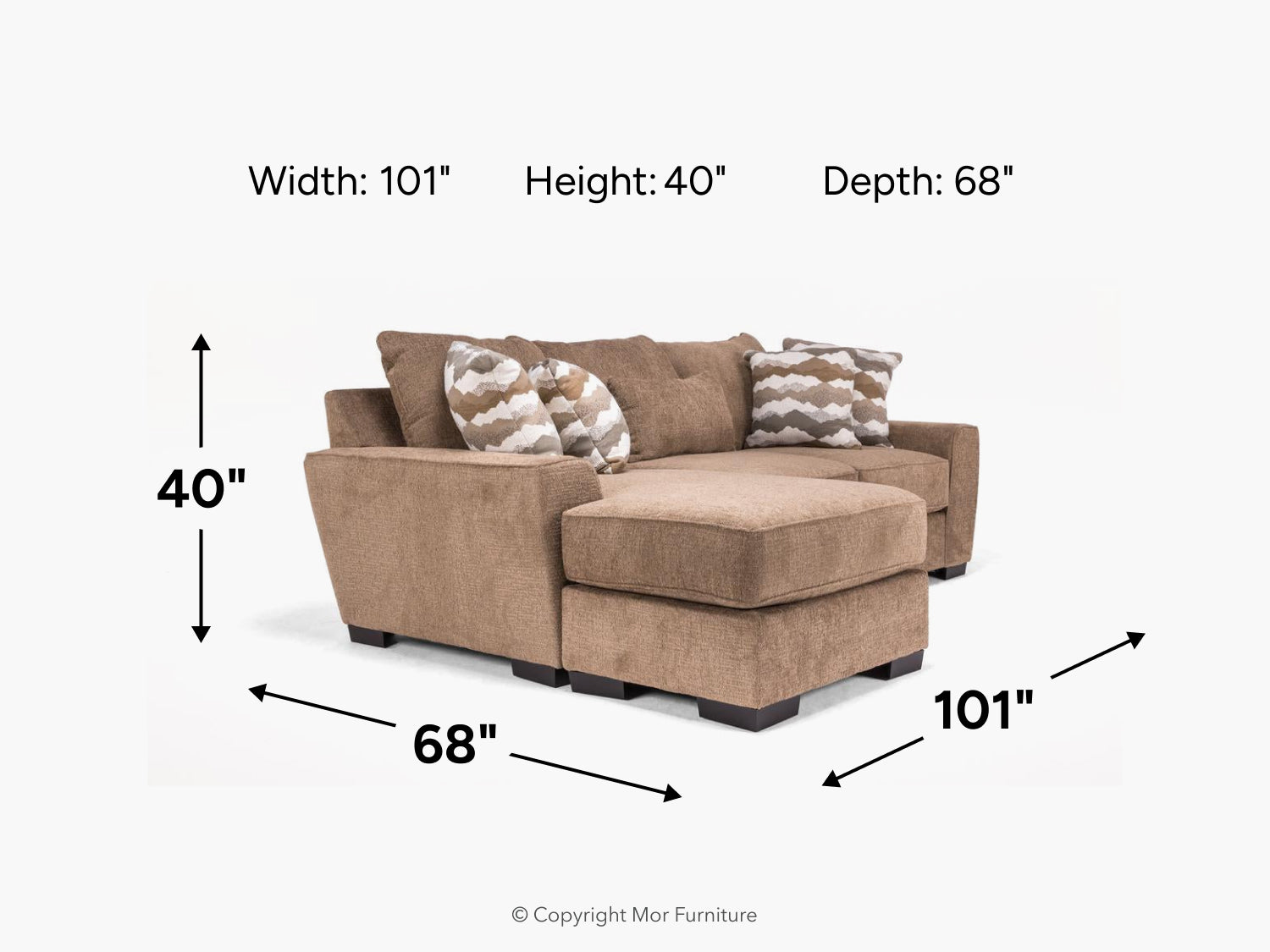 123183546:Oracle Reversible Sofa Chaise, 